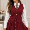 Сет плетиво Velvet garnet