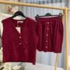 Сет плетиво Velvet garnet - снимка 4