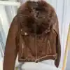 Кожено яке Brownie - снимка 2