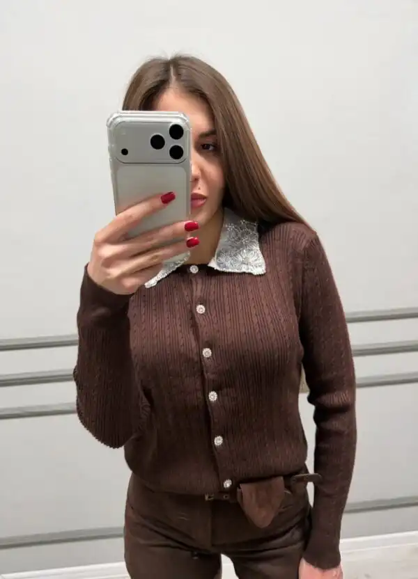 Жилетка "Choco elegance"