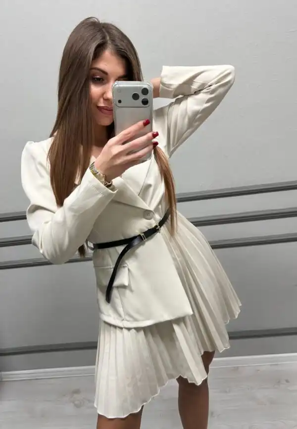 Рокля Beige Chic