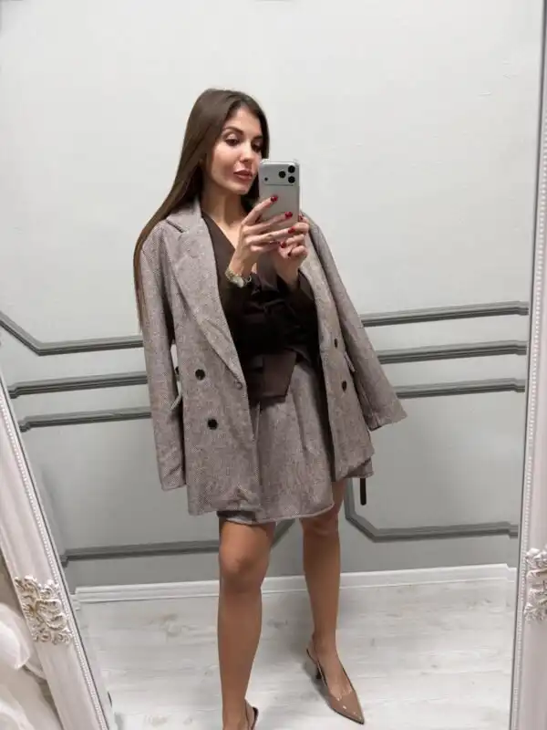 Елегантен сет „Mocha Tweed“