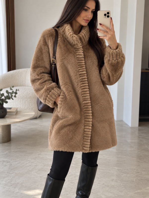 Палто Lux fur