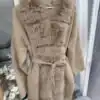 Жилетка Lux beige fur - снимка 4