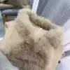 Жилетка Lux beige fur - снимка 5