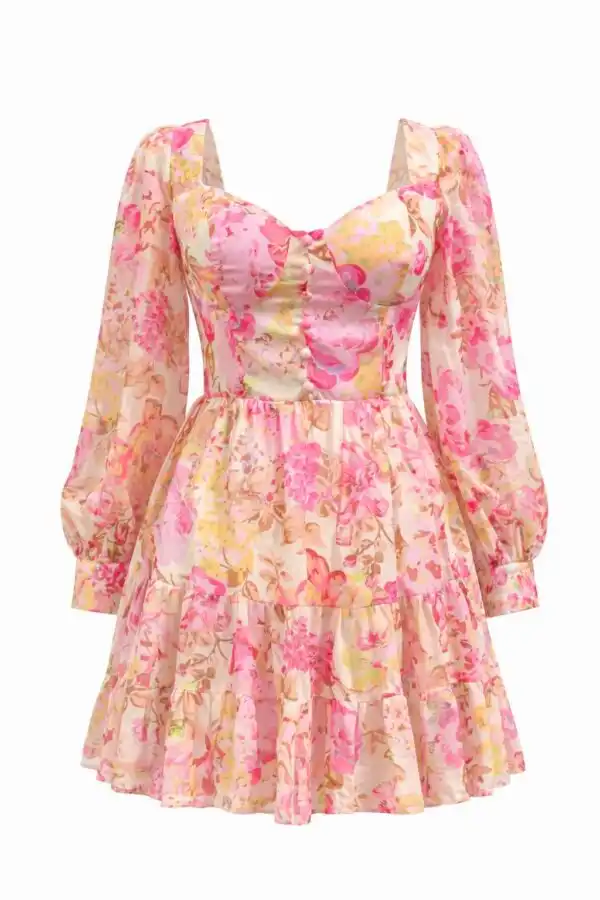 Къса рокля Floral Dream