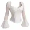 Елегантна дантелена блуза „Luna Chic“