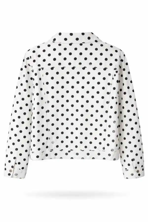 Дънково яке Dot denim - снимка 3