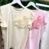 Тениска Flower Accent - снимка 4