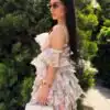 Мини рокля Blush Garden - снимка 3