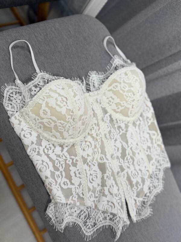 Бюстие Étoile Lace White - снимка 4