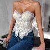 Бюстие Étoile Lace White - снимка 3