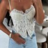 Бюстие Étoile Lace White - снимка 2