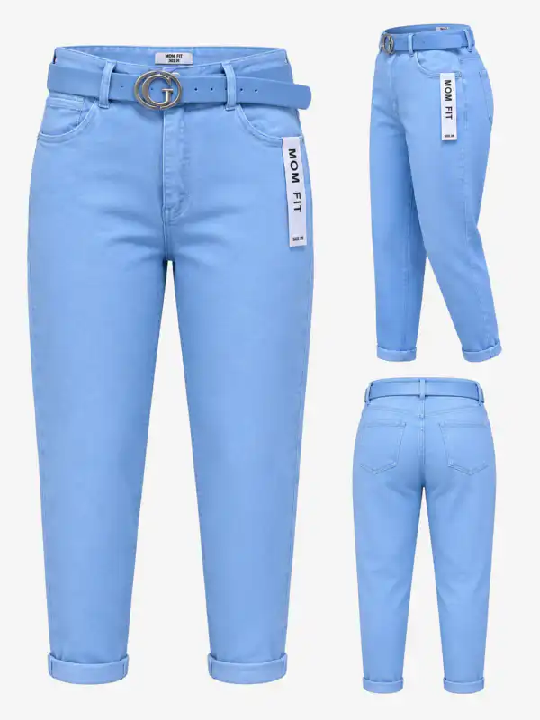 Дънки Mom fit BIG SIZE