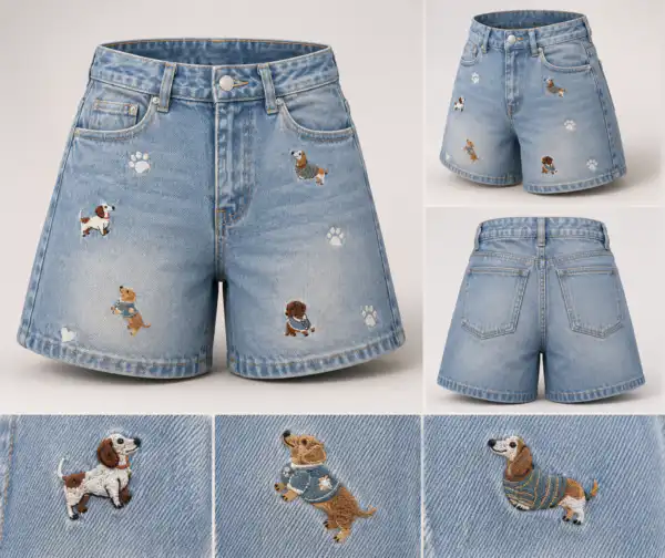 Къси дънки Doggie Denim