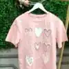Тениска Pink heart - снимка 3