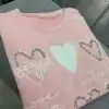Тениска Pink heart - снимка 2