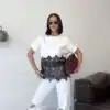 Тениска с дантела - снимка 2