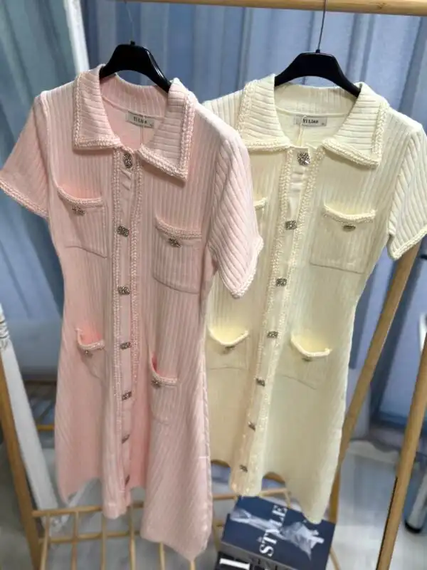 Рокля плетиво Blush charm - снимка 4