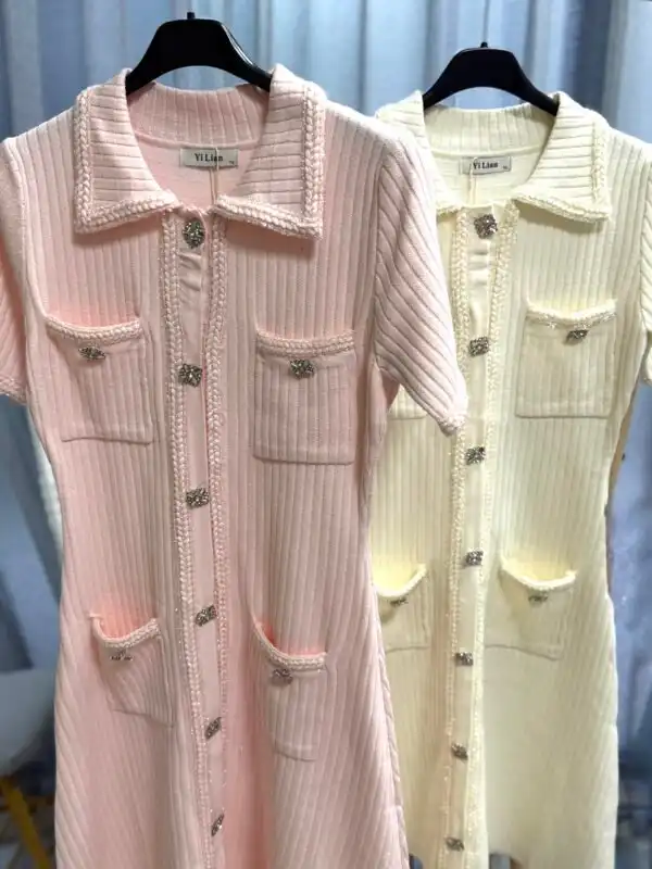 Рокля плетиво Blush charm - снимка 3