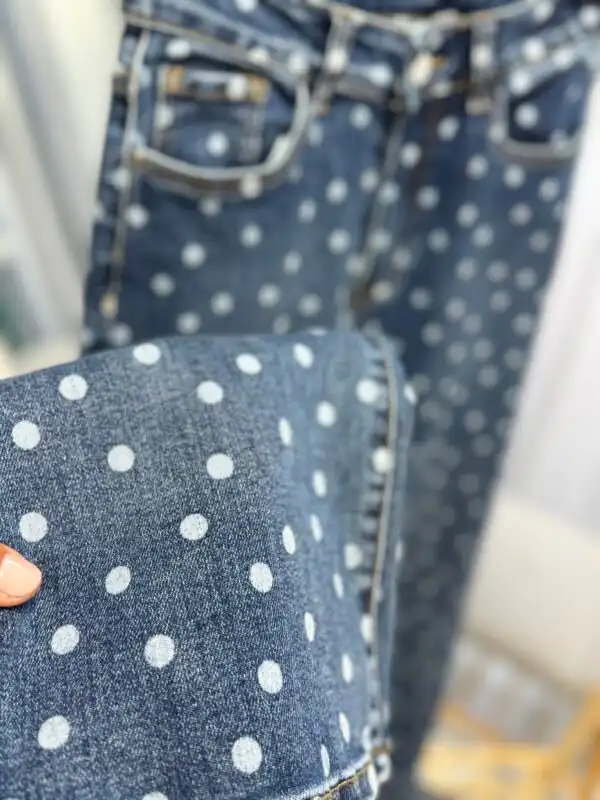 Дънки Polka dots - снимка 3