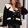 Кашмирена жилетка Black&white