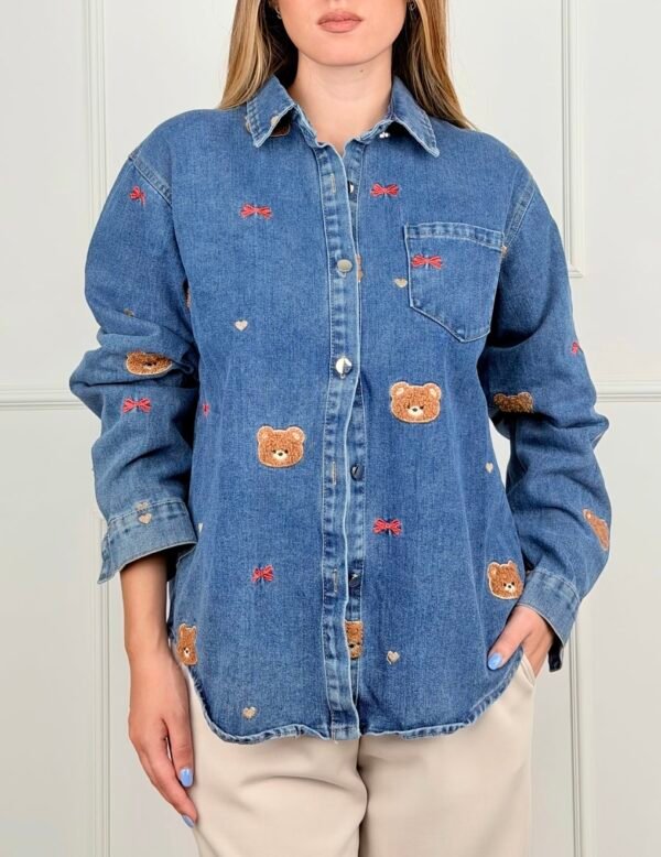 Дънкова риза с мечета